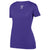 Augusta Sportswear Women's Purple Shadow Tonal Heather Short-Sleeve Training T-Shirt