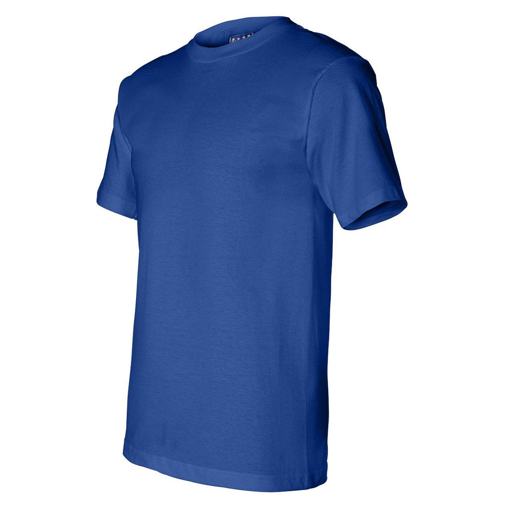 Bayside Men's Royal Blue Union-Made Short Sleeve T-Shirt