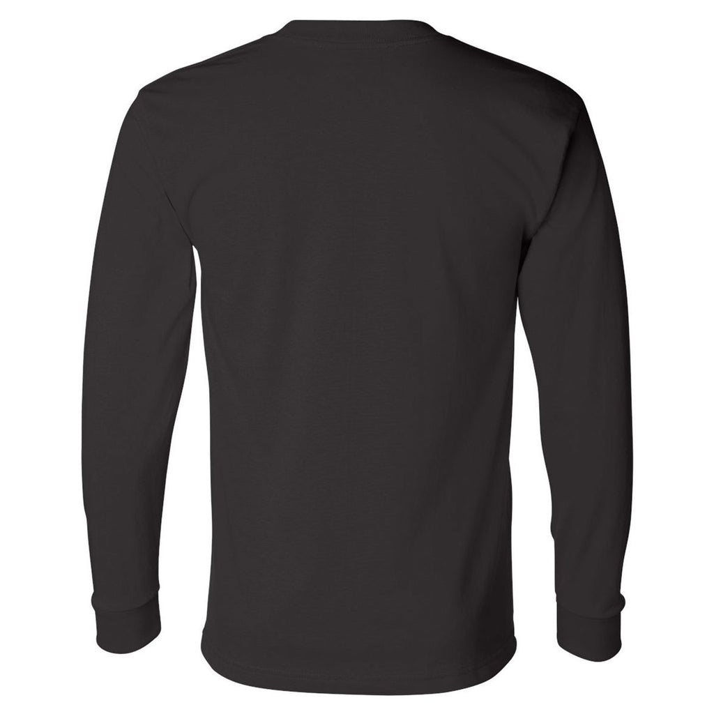 Bayside Men's Black Union-Made Long Sleeve T-Shirt