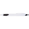 Hub Pens White Wavaux Pen with Black Grip & Black Ink