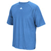 adidas Men's Light Blue Performance Short-Sleeve Climalite Tee