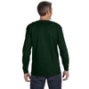 Jerzees Men's Forest Green 5.6 Oz Dri-Power Active Long-Sleeve T-Shirt