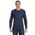 Jerzees Men's Vintage Heather Navy 5.6 Oz Dri-Power Active Long-Sleeve T-Shirt