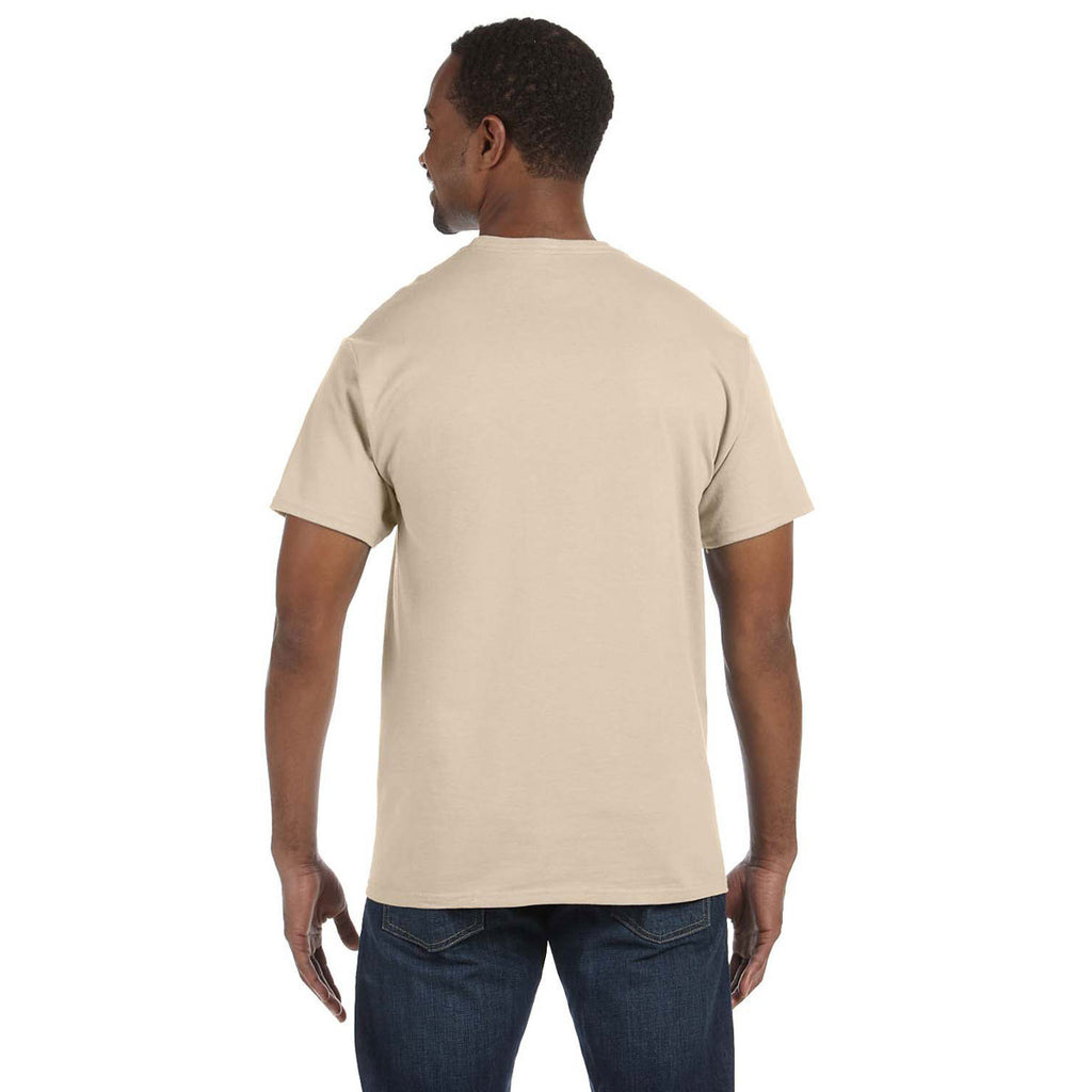 Jerzees Men's Sandstone 5.6 Oz Dri-Power Active T-Shirt
