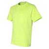 Jerzees Men's Safety Green Dri-Power 50/50 T-Shirt with a Pocket