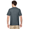 Jerzees Men's Black Heather 5.6 Oz Dri-Power Active Pocket T-Shirt