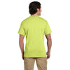 Jerzees Men's Safety Green 5.6 Oz Dri-Power Active Pocket T-Shirt