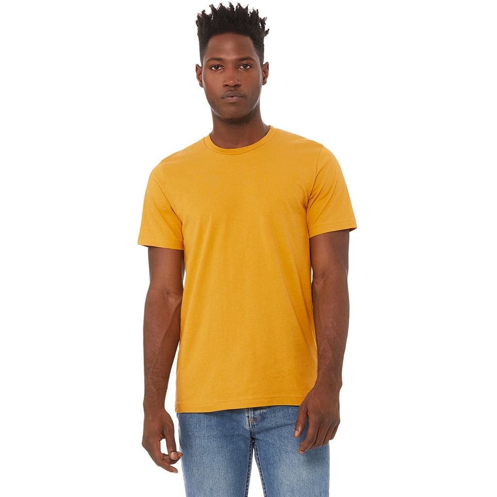 Bella + Canvas Mustard Unisex Jersey T-Shirt