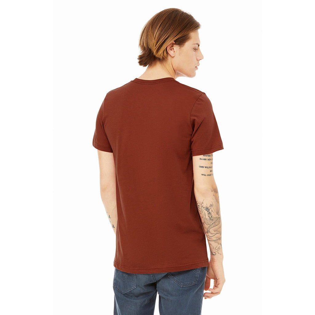Bella + Canvas Rust Unisex Jersey T-Shirt