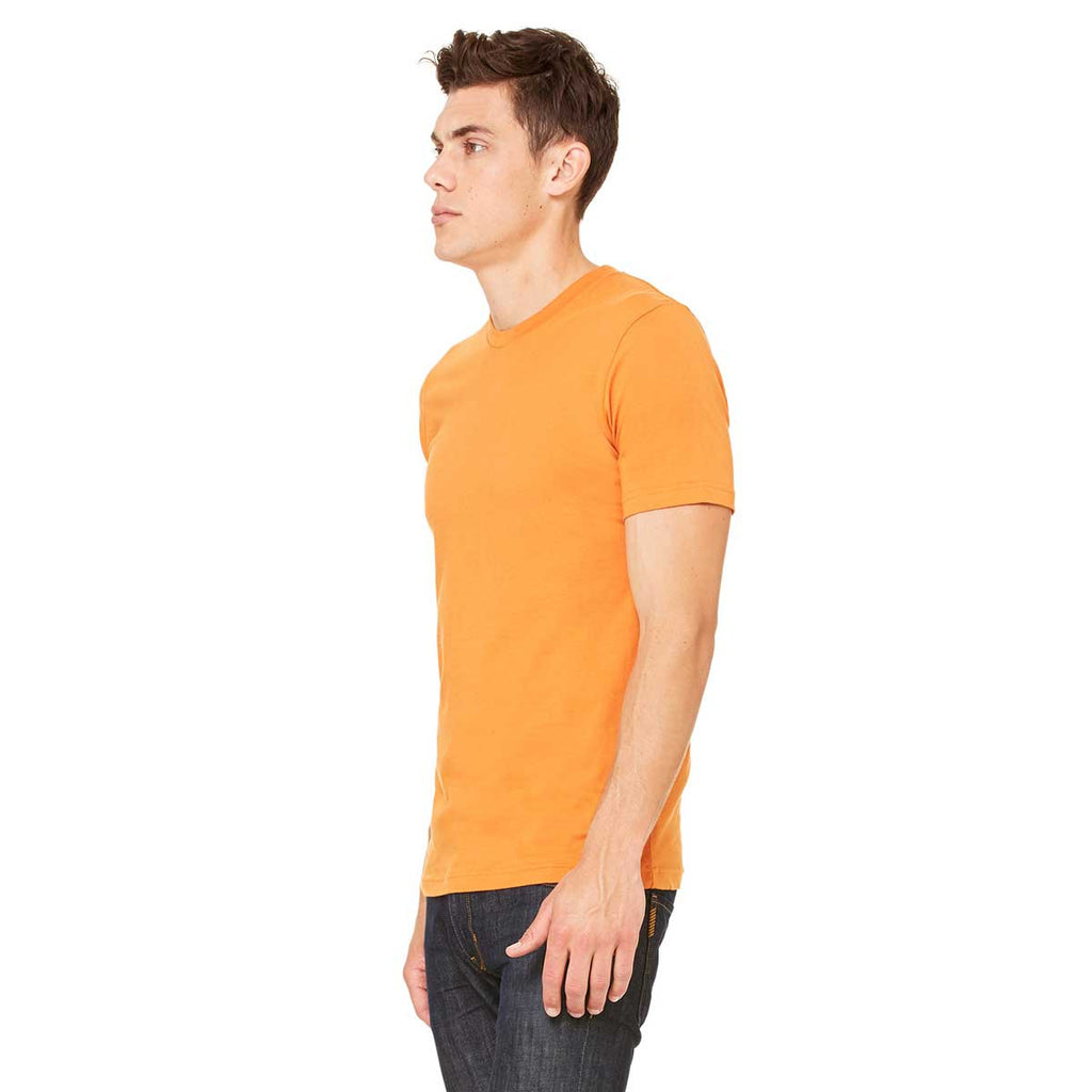 Bella + Canvas Unisex Orange Jersey Short-Sleeve T-Shirt