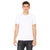 Bella + Canvas Unisex Solid White Blend Jersey Short-Sleeve T-Shirt