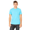 Bella + Canvas Unisex Turquoise Jersey Short-Sleeve T-Shirt