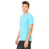 Bella + Canvas Unisex Turquoise Jersey Short-Sleeve T-Shirt