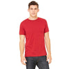 Bella + Canvas Unisex Canvas Red Made in the USA Jersey Short-Sleeve T-Shirt