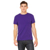 Bella + Canvas Unisex Team Purple Made in the USA Jersey Short-Sleeve T-Shirt