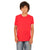 Bella + Canvas Youth Red Jersey Short-Sleeve T-Shirt