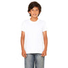 Bella + Canvas Youth White Jersey Short-Sleeve T-Shirt