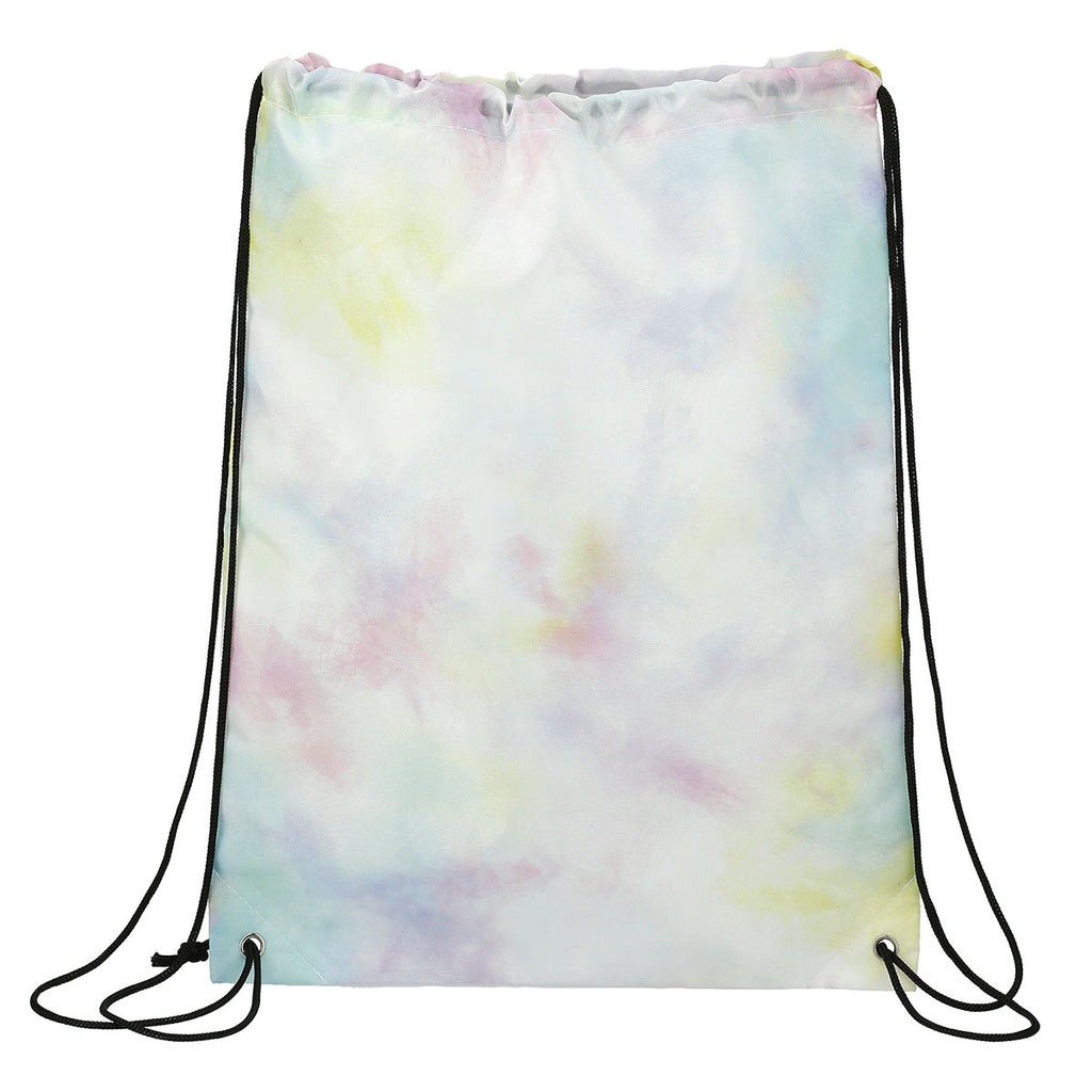 Leed's Multi-Colored Tie Dyed Drawstring Bag
