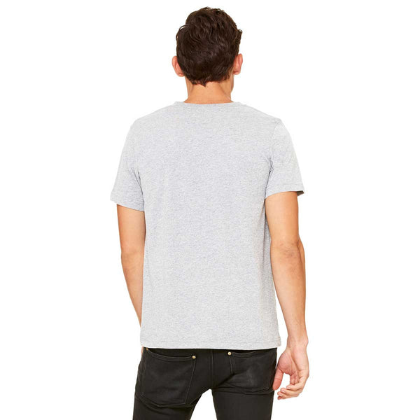 Bella + Canvas Unisex Athletic Heather Jersey Short-Sleeve V-Neck T-Sh