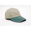 Pacific Headwear Sand/Hunter Velcro Adjustable Washed Pigment Dyed Cap
