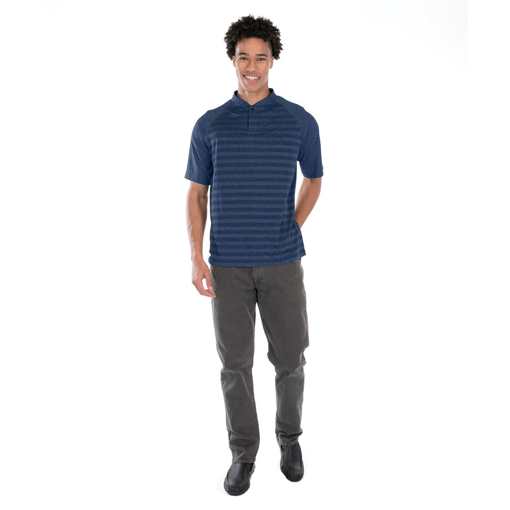 Charles River Men's Navy Plymouth Polo
