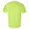 Bayside Men's Lime Green Union-Made Short Sleeve T-Shirt with Pocket