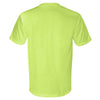 Bayside Men's Lime Green Union-Made Short Sleeve T-Shirt with Pocket