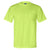 Bayside Men's Lime Green Union-Made Short Sleeve T-Shirt with Pocket