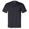 Bayside Men's Navy Union-Made Short Sleeve T-Shirt with Pocket