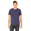 Bella + Canvas Men's Navy Jersey Short-Sleeve Pocket T-Shirt