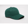 Pacific Headwear Dark Green Velcro Adjustable Cotton Poly Cap
