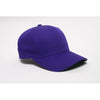 Pacific Headwear Purple Velcro Adjustable Cotton Poly Cap
