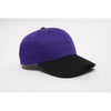 Pacific Headwear Purple/Black Velcro Adjustable Cotton Poly Cap