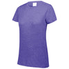 Augusta Sportswear Women's Purple Heather Tri-Blend Tee