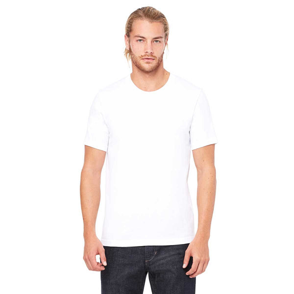 Bella + Canvas Unisex White Heavyweight 5.5 oz. Crew T-Shirt