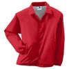 Augusta Sportswear Men's Red Nylon Coach's Jacket Lined