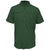 BAW Men's Dark Green Short Sleeve Fishing Shirt