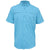 BAW Men's Sky Blue Short Sleeve Fishing Shirt