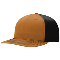 Richardson Caramel/Black Split Lifestyle Structured Twill Back Trucker Hat