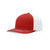 Richardson Red/White Lifestyle Structured Twill Back Trucker Hat
