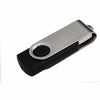 Silver/Black 4 GB Folding USB 2.0 Flash Drive