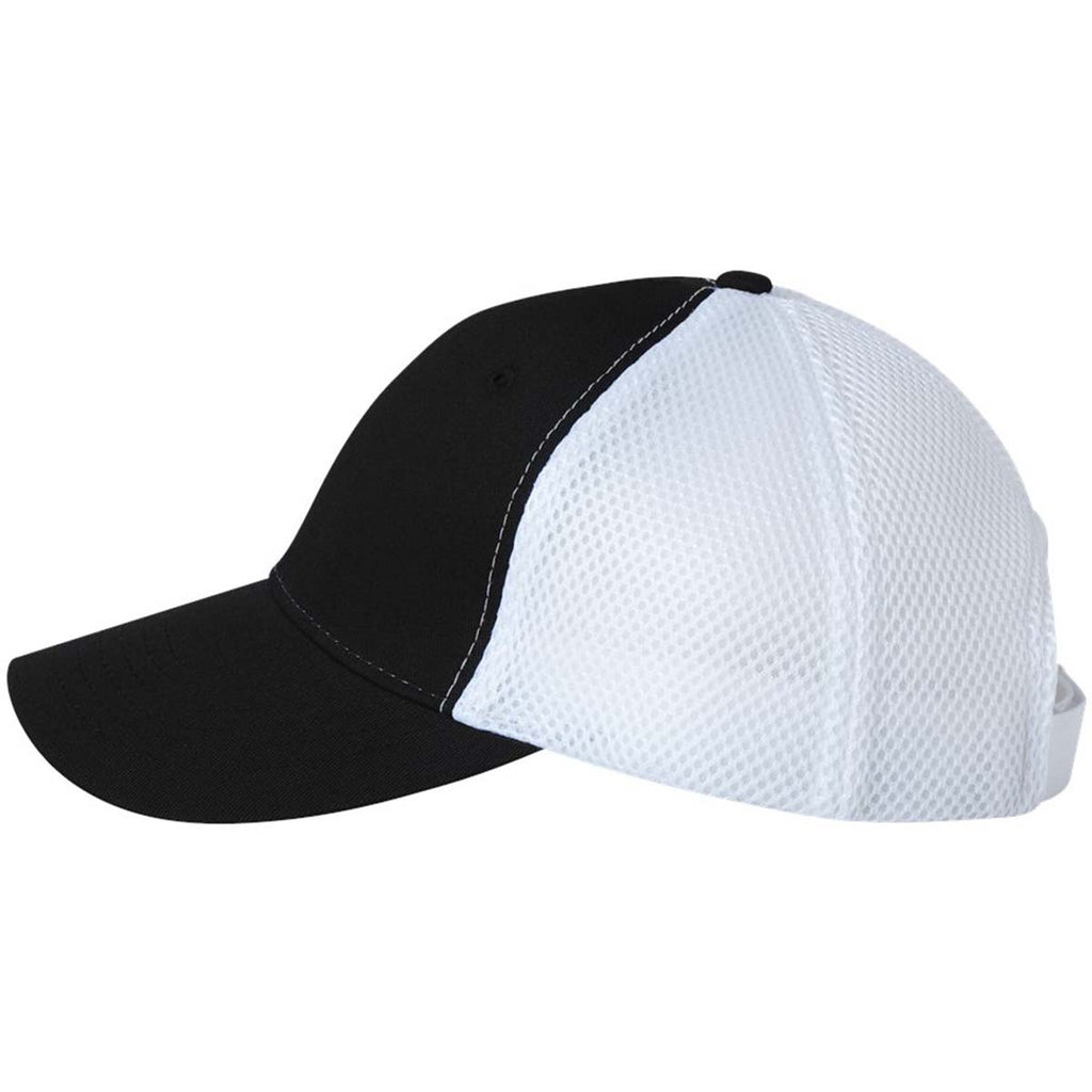 Sportsman Black/White Spacer Mesh Cap