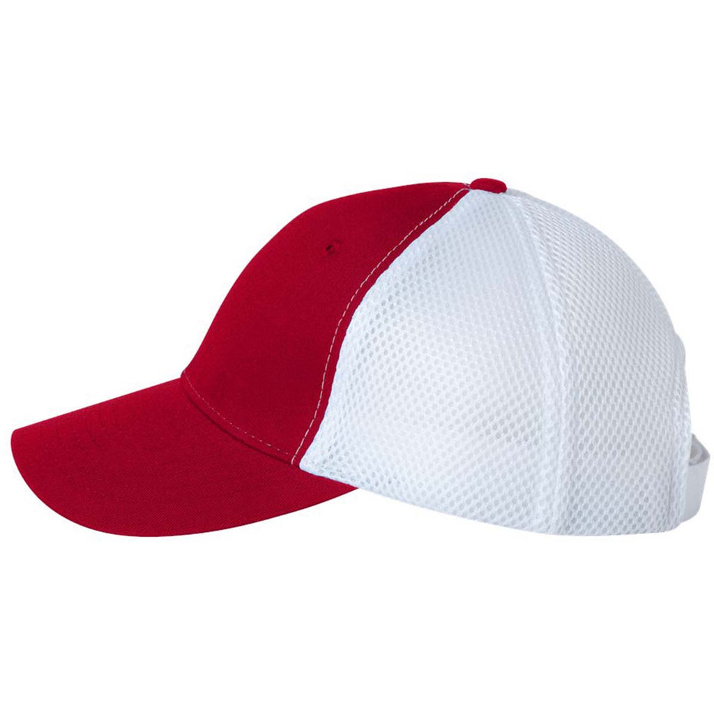 Sportsman Red/White Spacer Mesh Cap