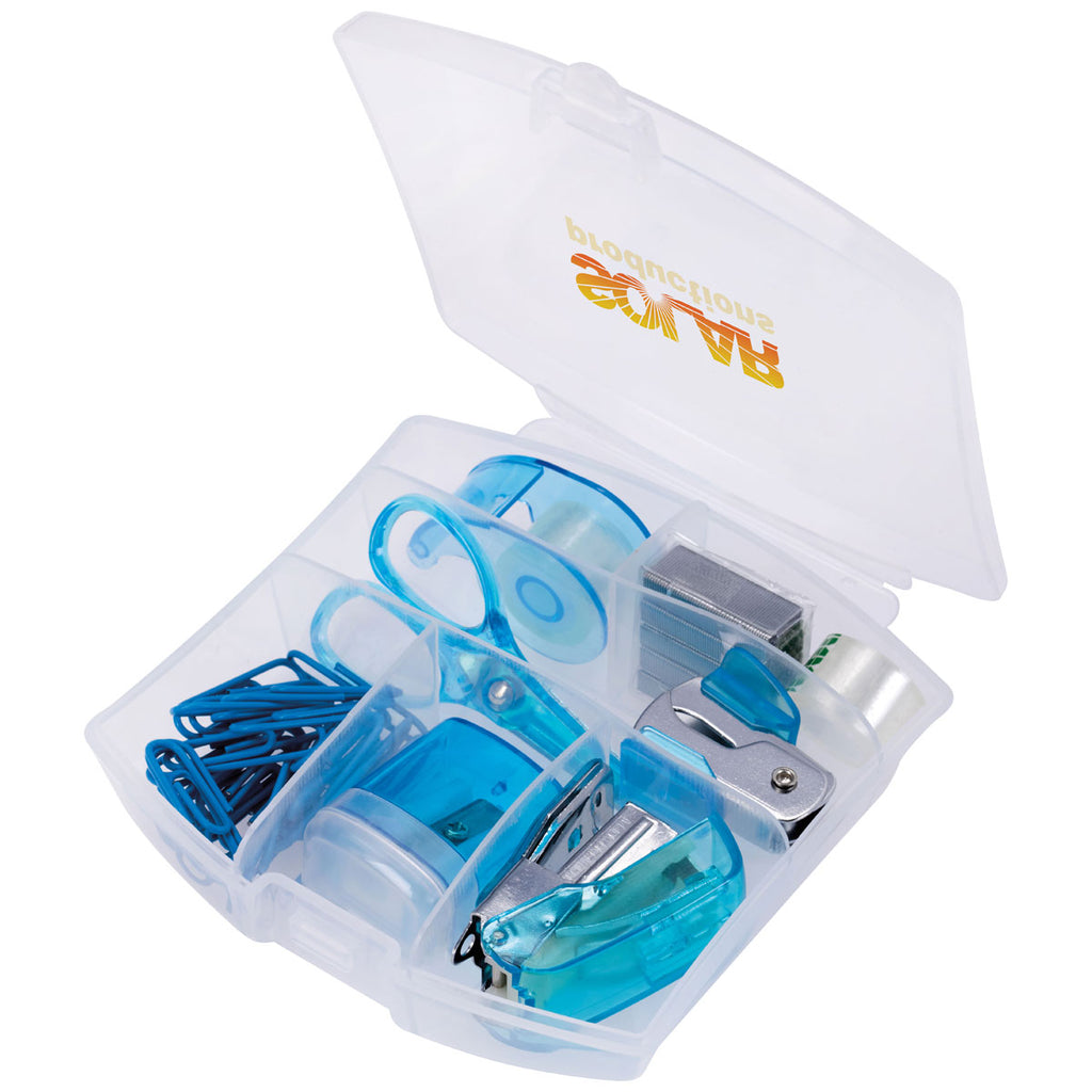 BIC Translucent Blue 10-in-1 Office Supply Kit