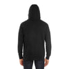 Threadfast Unisex Black Solid Triblend French Terry Hoodie