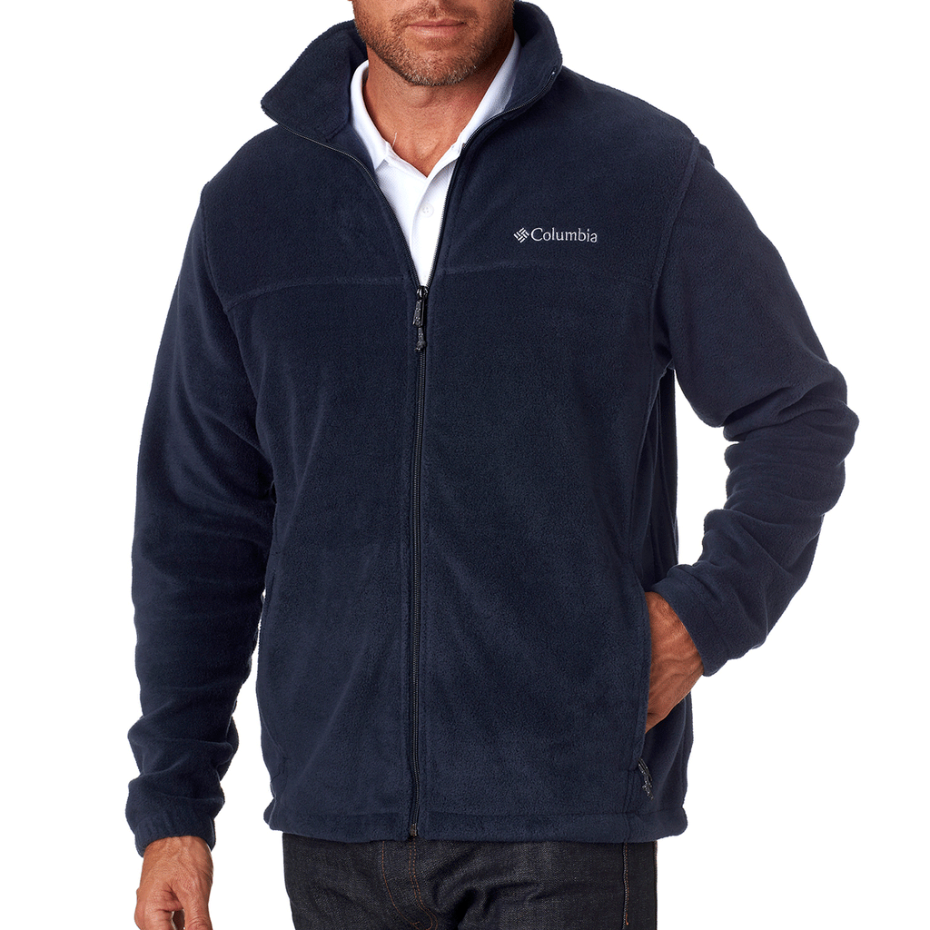 Columbia Men's Steens Mountain Quarter Zip Fleece Jacket Blue Size XX-Large  