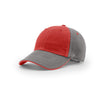 Richardson Red/Charcoal/White Lifestyle Unstructured Alternate Washed Chino Cap