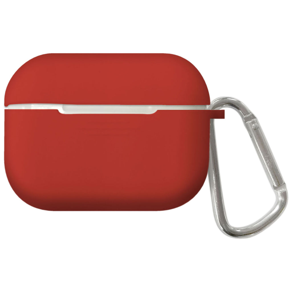 BIC Red Silicone Carrying Case Compatible with AirPods Pro
