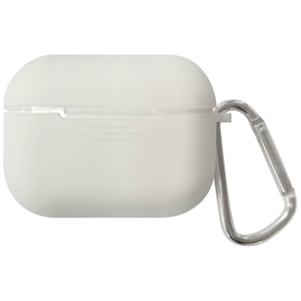 BIC White Silicone Carrying Case Compatible with AirPods Pro