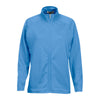 Vantage Women's Carolina Blue Brushed Back Micro-Fleece Full-Zip Jacket